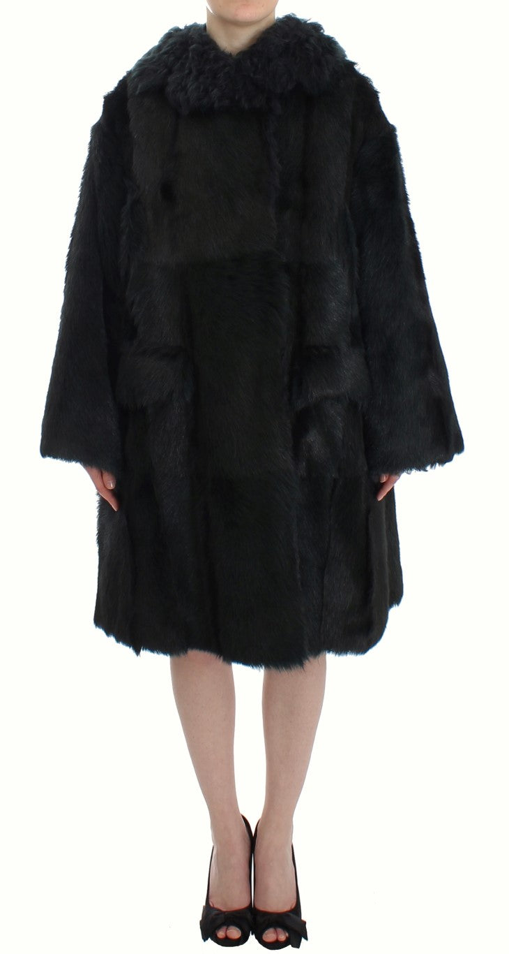 Dolce &amp; Gabbana Exquisite Shearling Coat Jacket