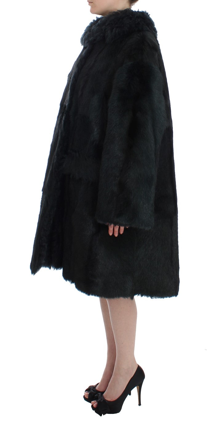 Dolce &amp; Gabbana Exquisite Shearling Coat Jacket