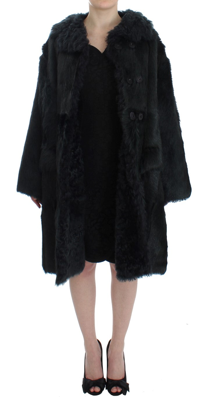 Dolce &amp; Gabbana Exquisite Shearling Coat Jacket