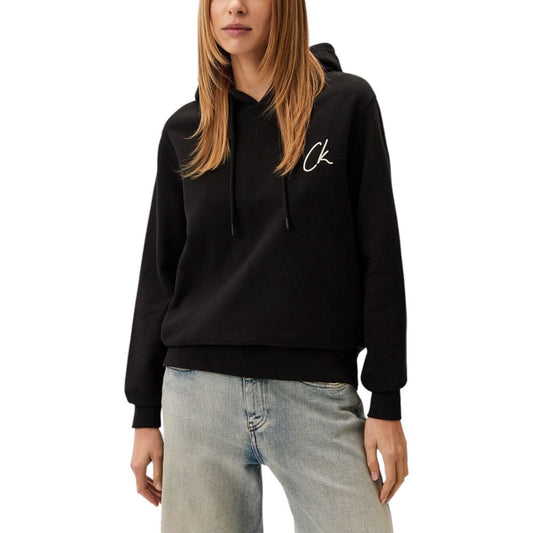 Calvin Klein Jeans Sort genbrugsbomuldssweater