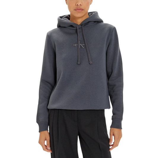 Calvin Klein Jeans Grå Bomuldssweater