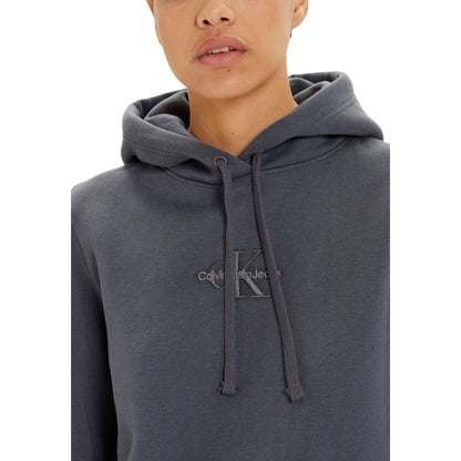 Calvin Klein Jeans Grå Bomuldssweater