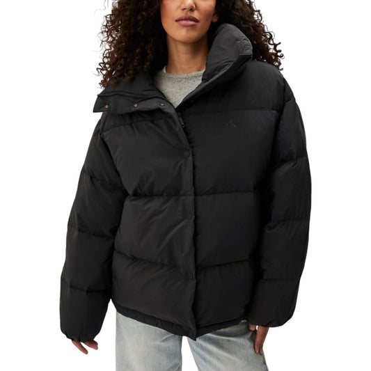 Calvin Klein Jeans Sorte Polyesterjakker &amp; Frakke
