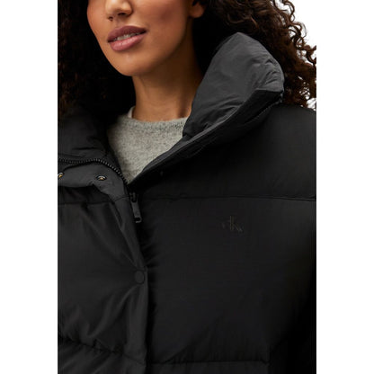 Calvin Klein Jeans Sorte Polyesterjakker &amp; Frakke