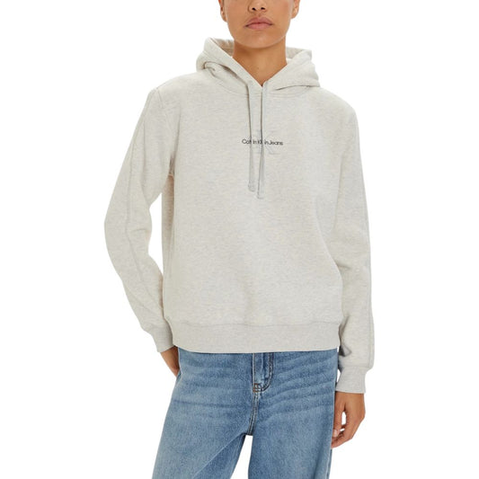Calvin Klein Jeans Grå Bomuldssweater