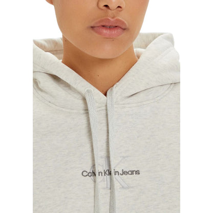 Calvin Klein Jeans Grå Bomuldssweater