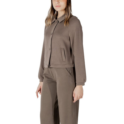 Street One Gray Modal Jackets & Coat