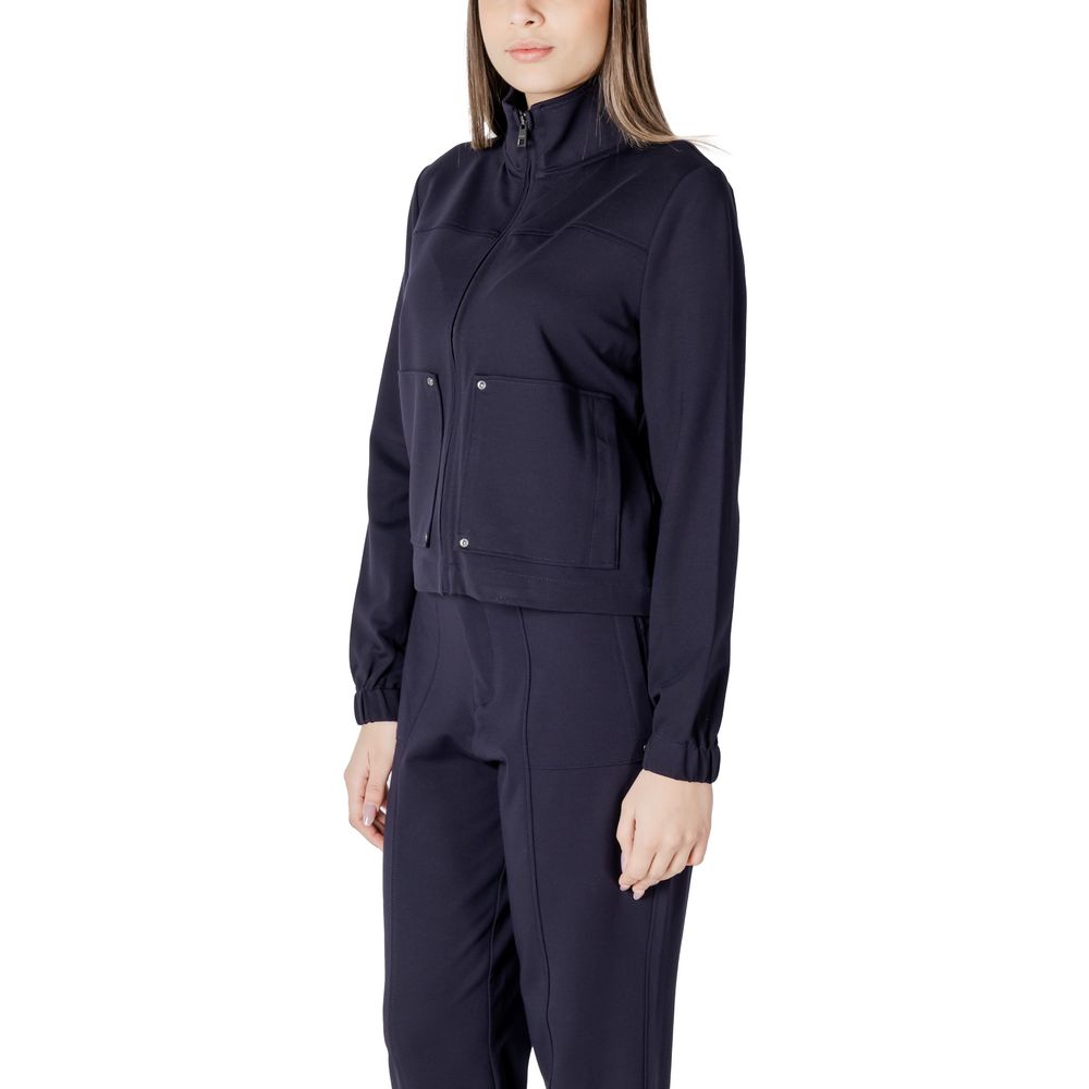 Street One Blue Viscose Jackets & Coat