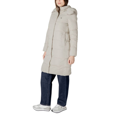 Calvin Klein Jeans Beige Polyesterjakker &amp; Frakke