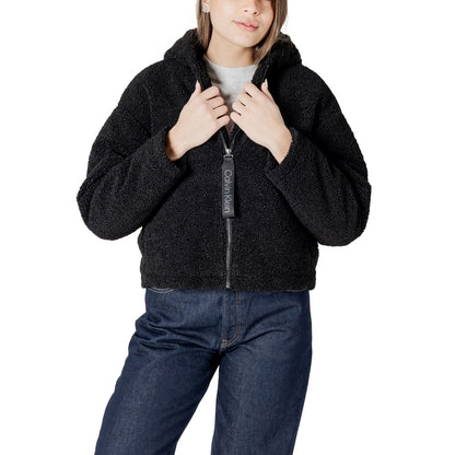 Calvin Klein Jeans Sorte Polyesterjakker &amp; Frakke