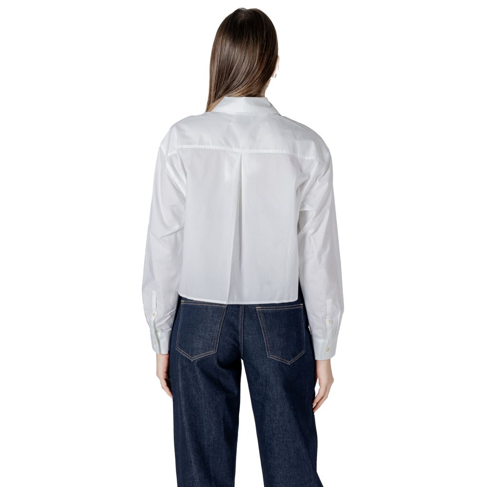 Calvin Klein Jeans Hvid Bomuldsskjorte