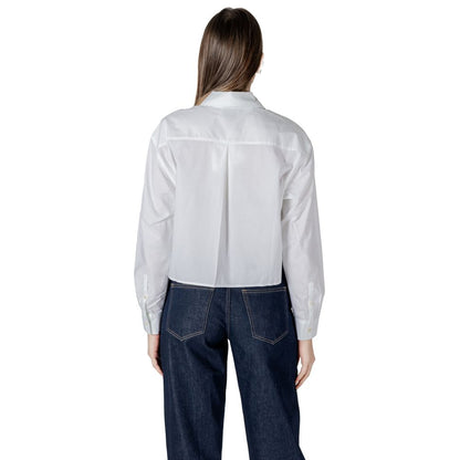 Calvin Klein Jeans Hvid Bomuldsskjorte