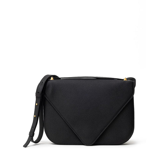 Bottega Veneta sort læder skuldertaske