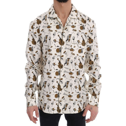 Dolce &amp; Gabbana Flerfarvet Silkeskjorte