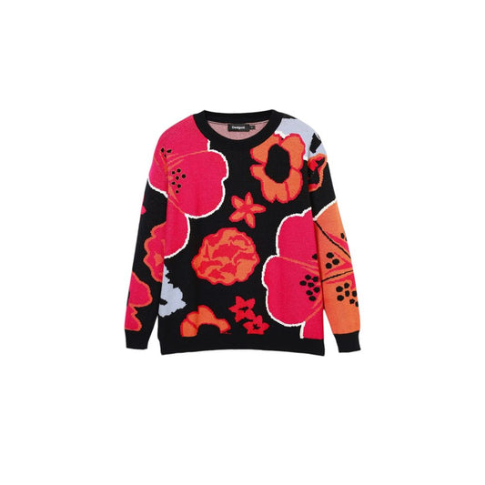 Desigual Sort Polyamid Sweater