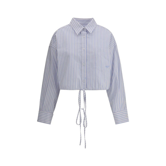 Alexander Wang Cropped Stribet Skjorte
