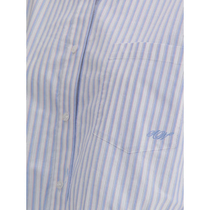 Alexander Wang Cropped Stribet Skjorte