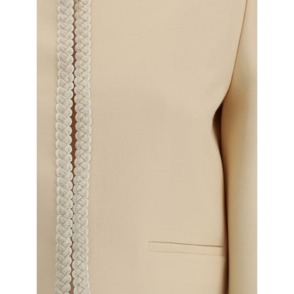 Valentino Silke Crepe Blazer