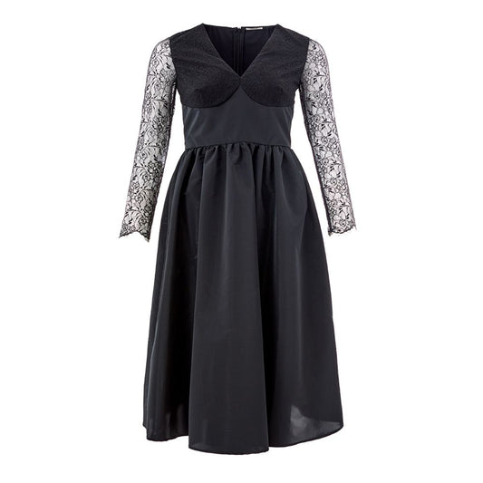 Lardini Elegant Sort Polyesterkjole
