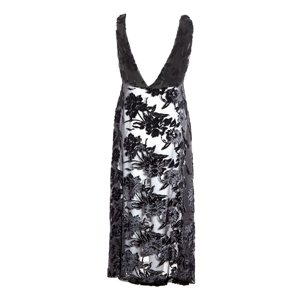 Lardini Elegant Sort Viskosekjole