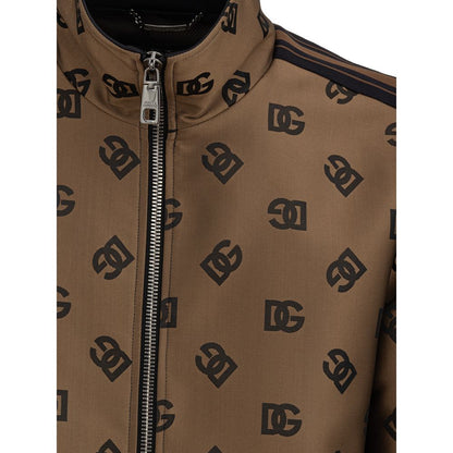 Dolce &amp; Gabbana Bronze Polyester Jakke