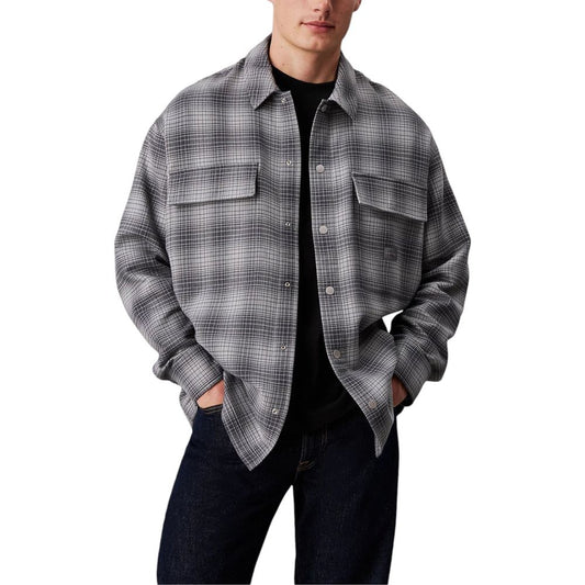 Calvin Klein Jeans Hvid Bomuldsskjorte