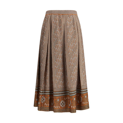Valentino Strik lurex midi nederdel