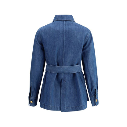 Valentino denimjakke med bælte
