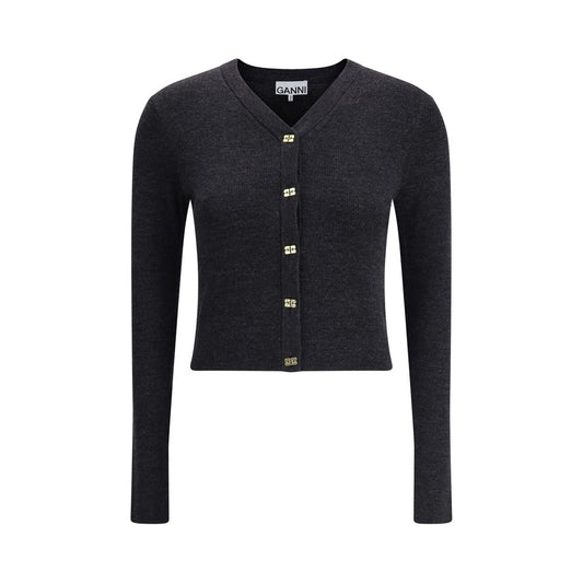 Ganni Merino uld Cardigan