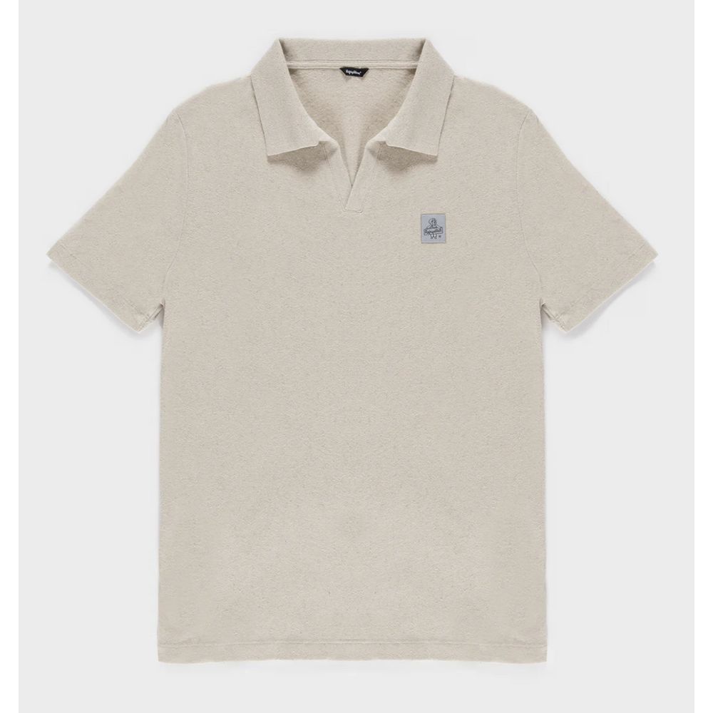 Refrigiwear White Cotton Polo Shirt