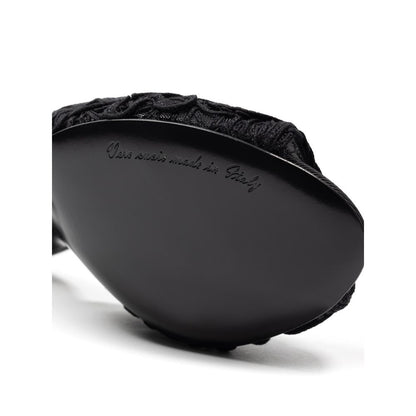Dolce &amp; Gabbana sort bomuldssandaler