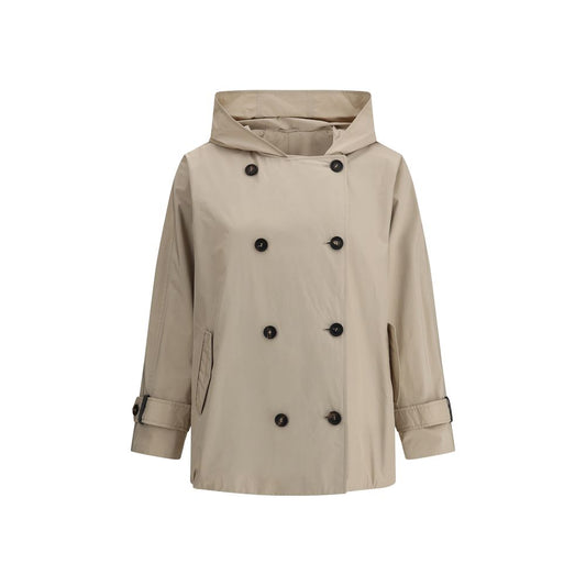 Brunello Cucinelli kort trenchcoat