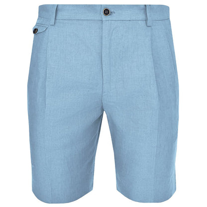 Dolce & Gabbana Light Blue Linen Short