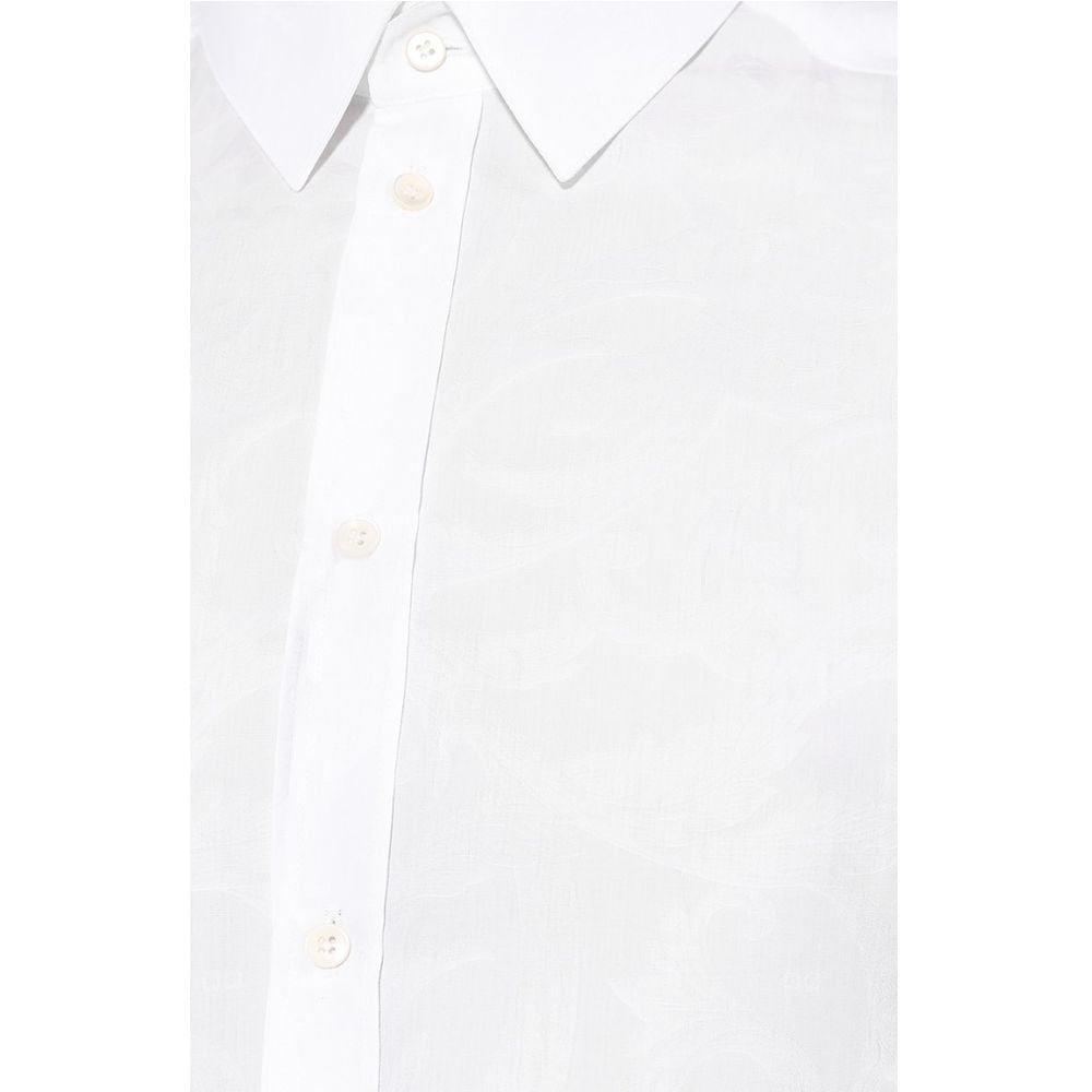 Dolce &amp; Gabbana Hvid Bomuldsskjorte