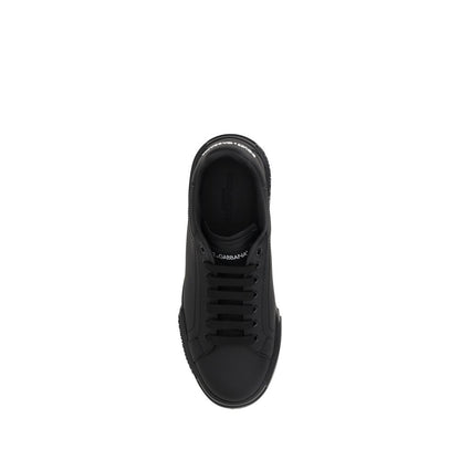 Dolce &amp; Gabbana lædersneakers