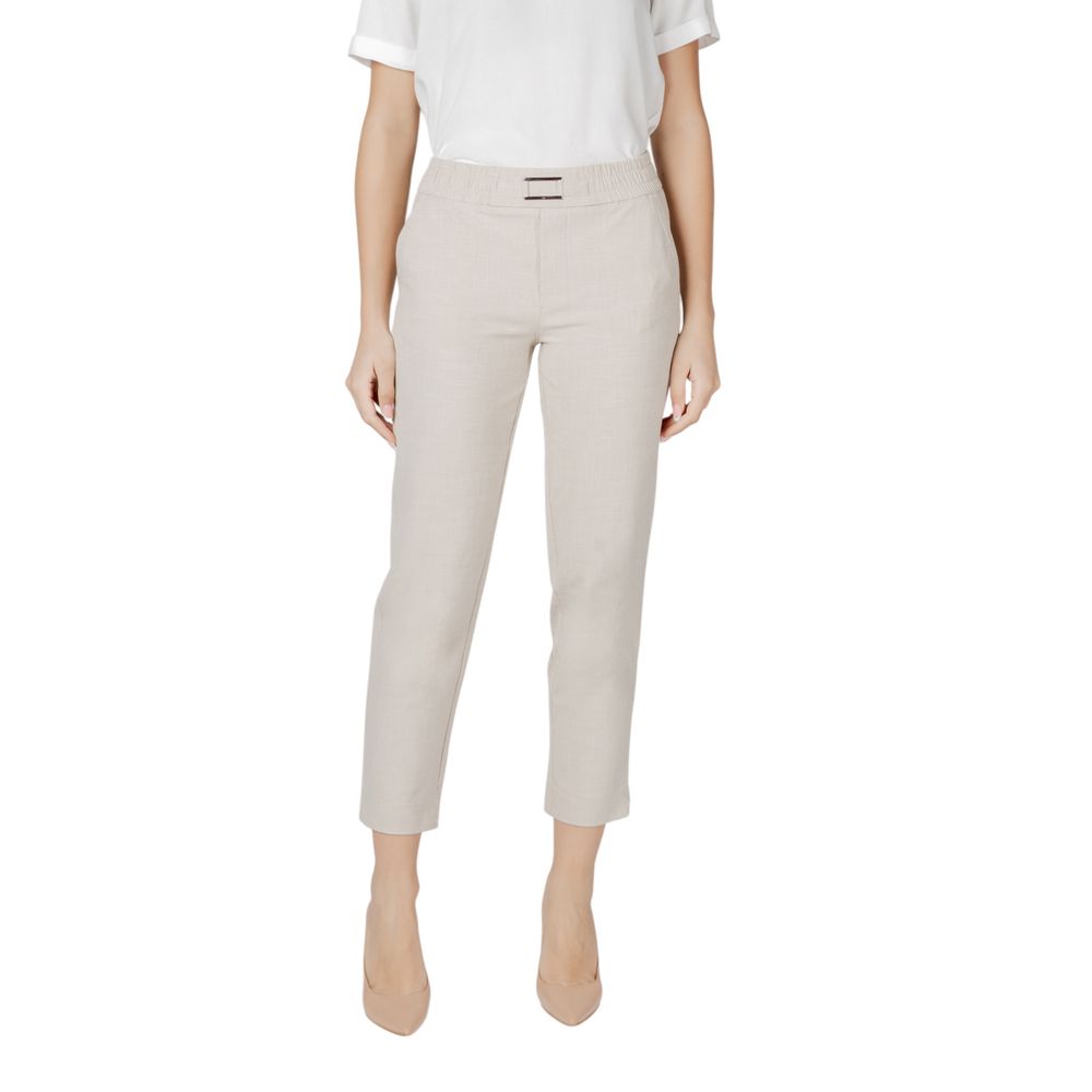 Street One Beige Viskose Jeans &amp; Bukser