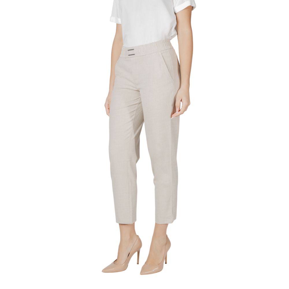 Street One Beige Viskose Jeans &amp; Bukser