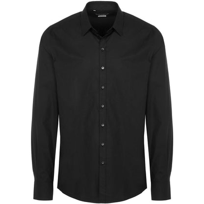 Dolce &amp; Gabbana Sort bomuldsskjorte