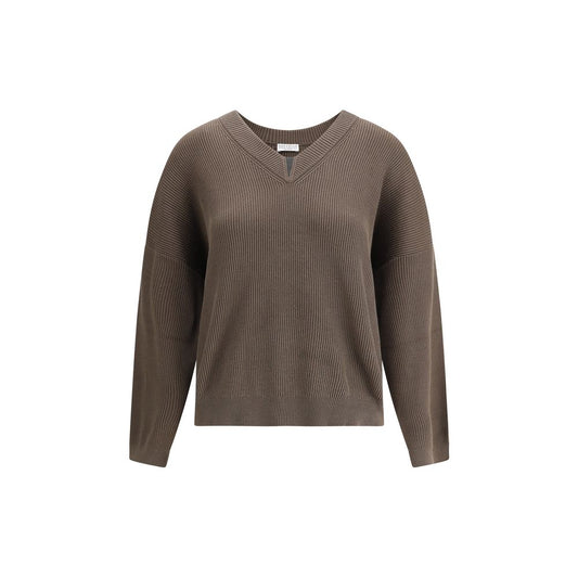 Brunello Cucinelli sweater med V-hals