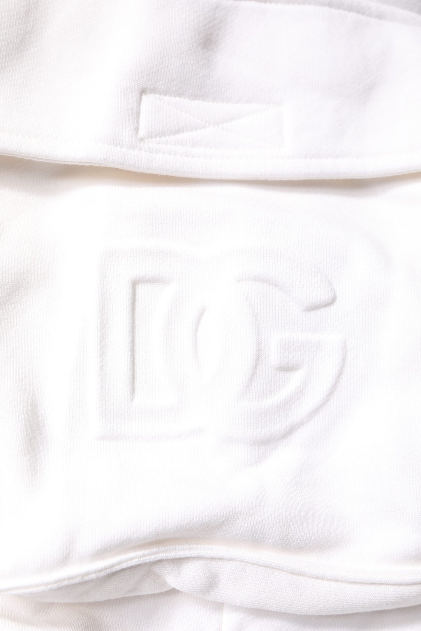 Dolce &amp; Gabbana Hvide Bomulds Cargo Bermuda Sweatshorts Shorts