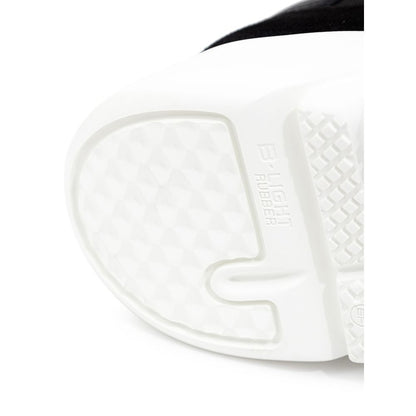 Axel Arigato Black And White Fabric And Leather Sneaker