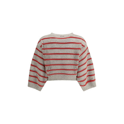 Brunello Cucinelli-trøje i perforeret strik