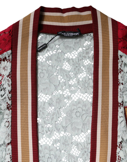 Dolce &amp; Gabbana Flerfarvet Blomsterprintet Cardigan i Blonde
