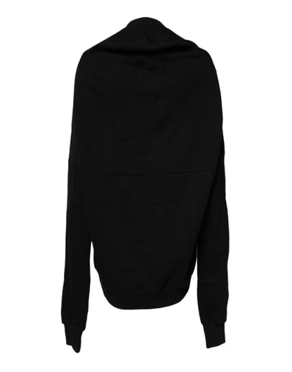 Dolce &amp; Gabbana Sort bomuldssweatshirt med rund hals