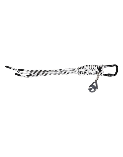 Dolce & Gabbana Multicolor Tape String DG Logo Keychain Polyester Keyring