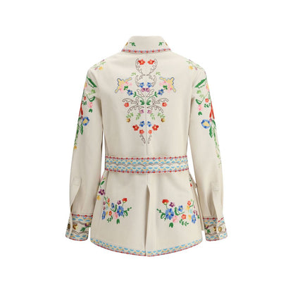 Valentino Broderet Denimjakke