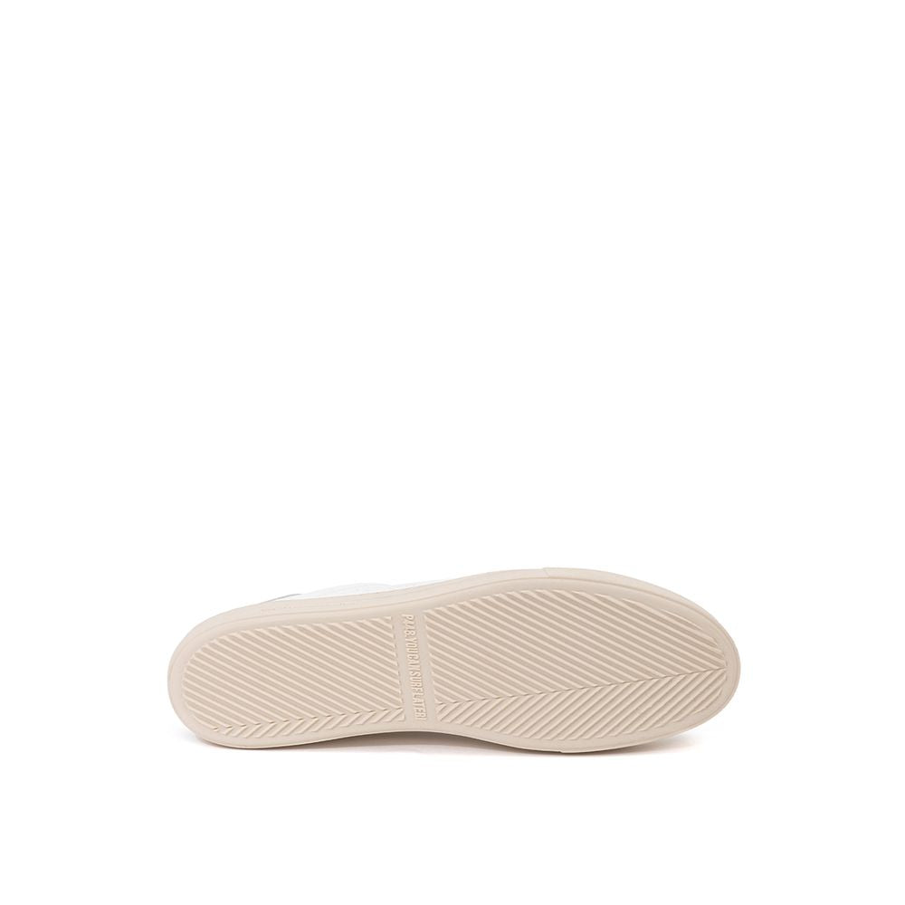 P448 Hvid Lædersneaker