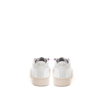 P448 Hvid Lædersneaker