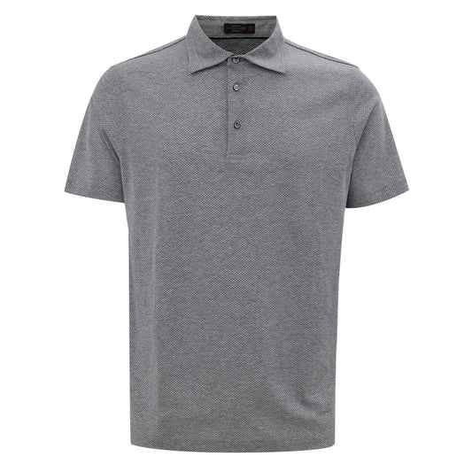 Corneliani brun bomuldspoloshirt