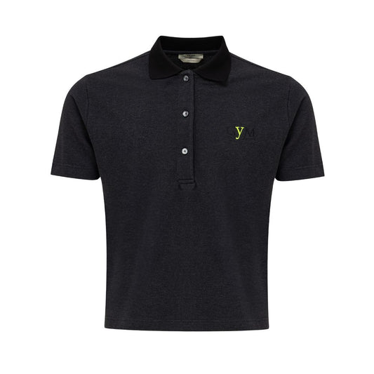 Fendi sort bomuldspoloshirt